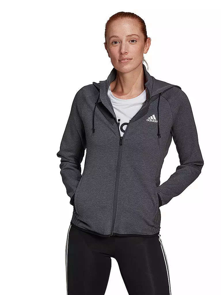 ADIDAS | Damen Sweatjacke Designed2Move | grau