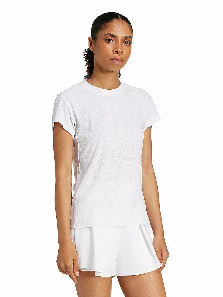 ADIDAS | Damen Tennisshirt Freelift | weiss