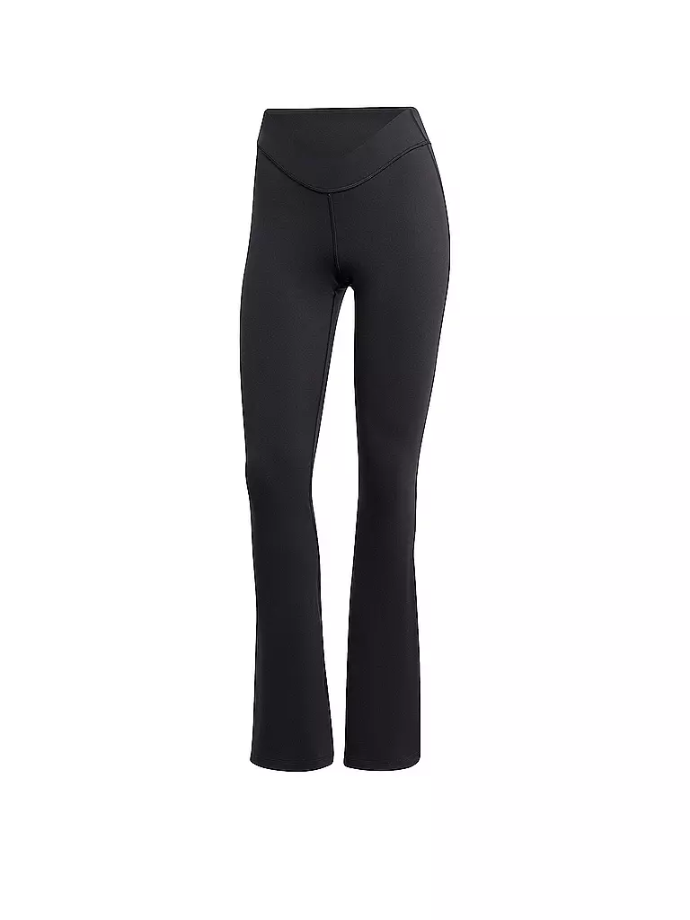 ADIDAS | Damen Yogahose Flared | schwarz