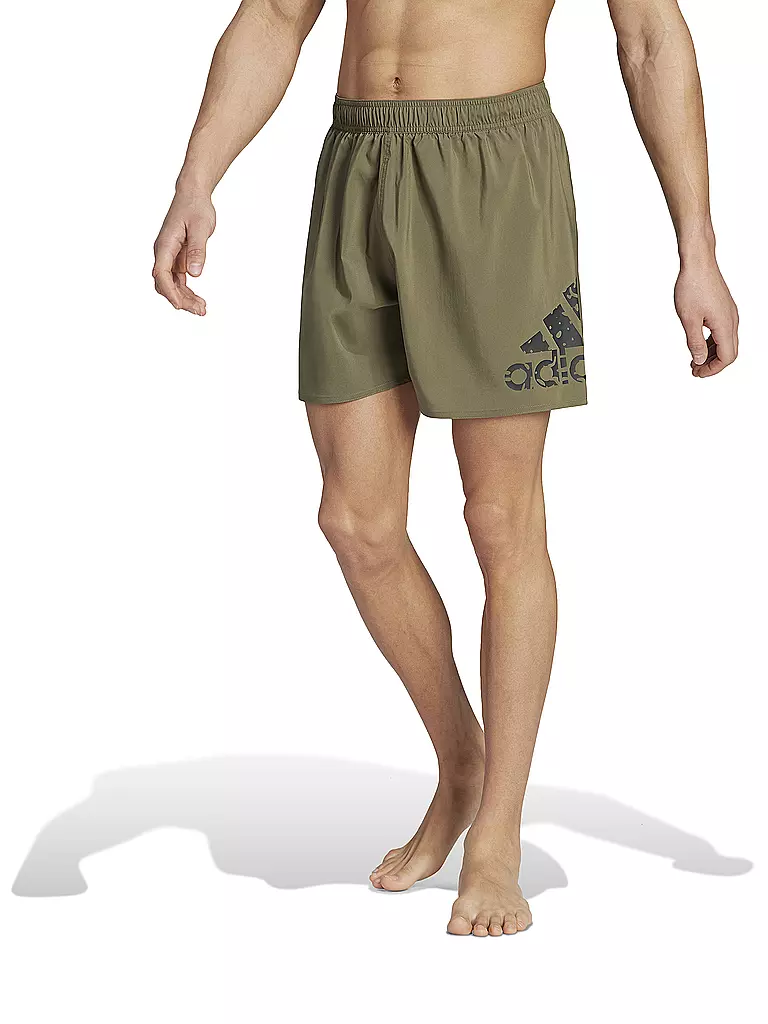 ADIDAS | Herren Badeshort Big Logo CLX Short-Length | olive