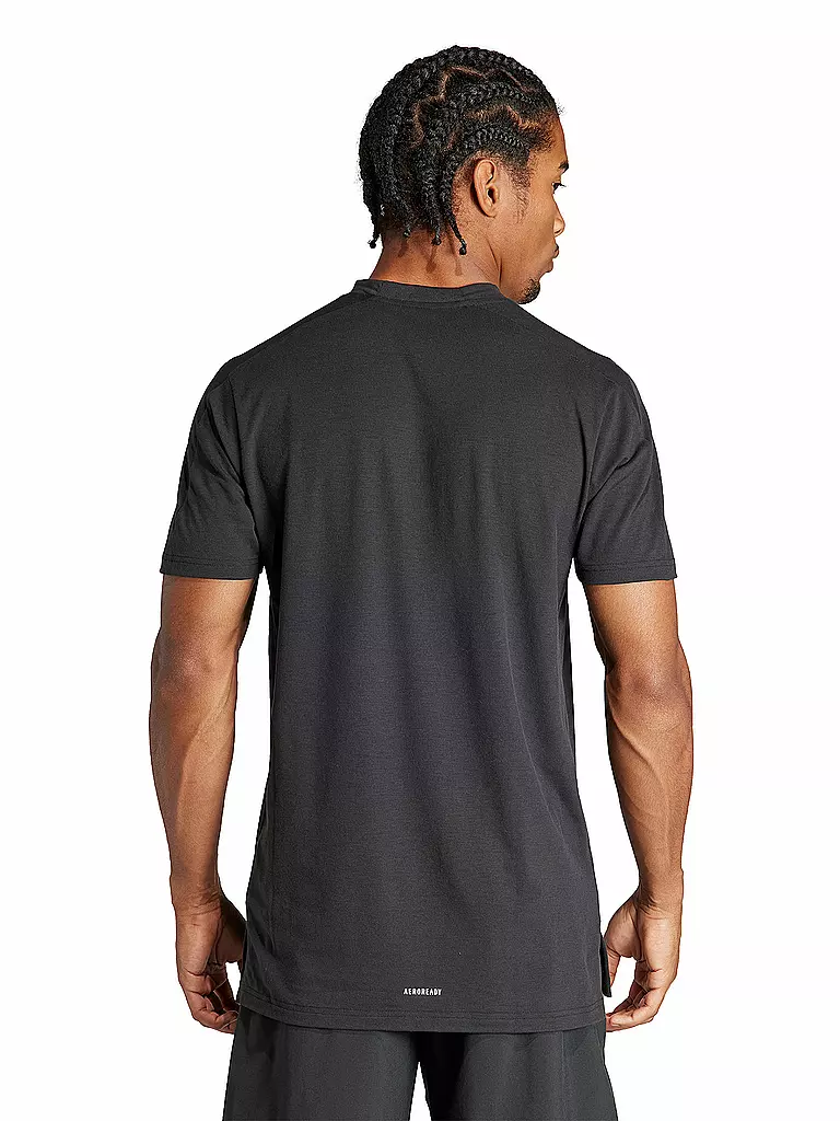 ADIDAS | Herren Fitnessshirt D4T | schwarz