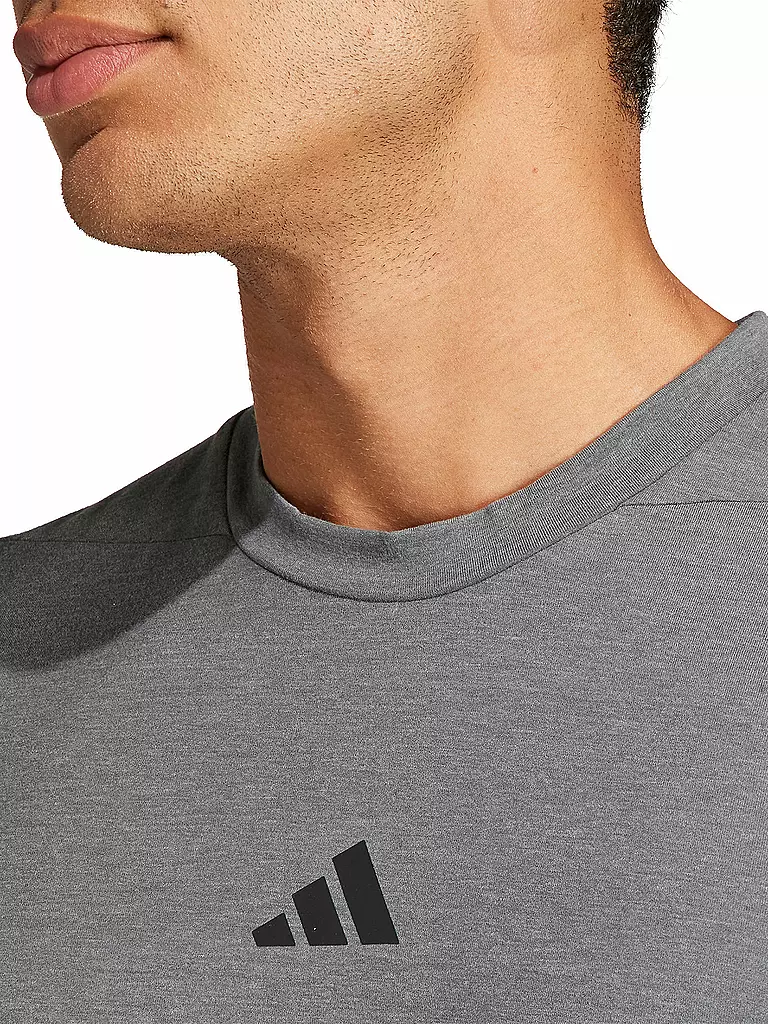 ADIDAS | Herren Fitnessshirt D4T | hellgrau