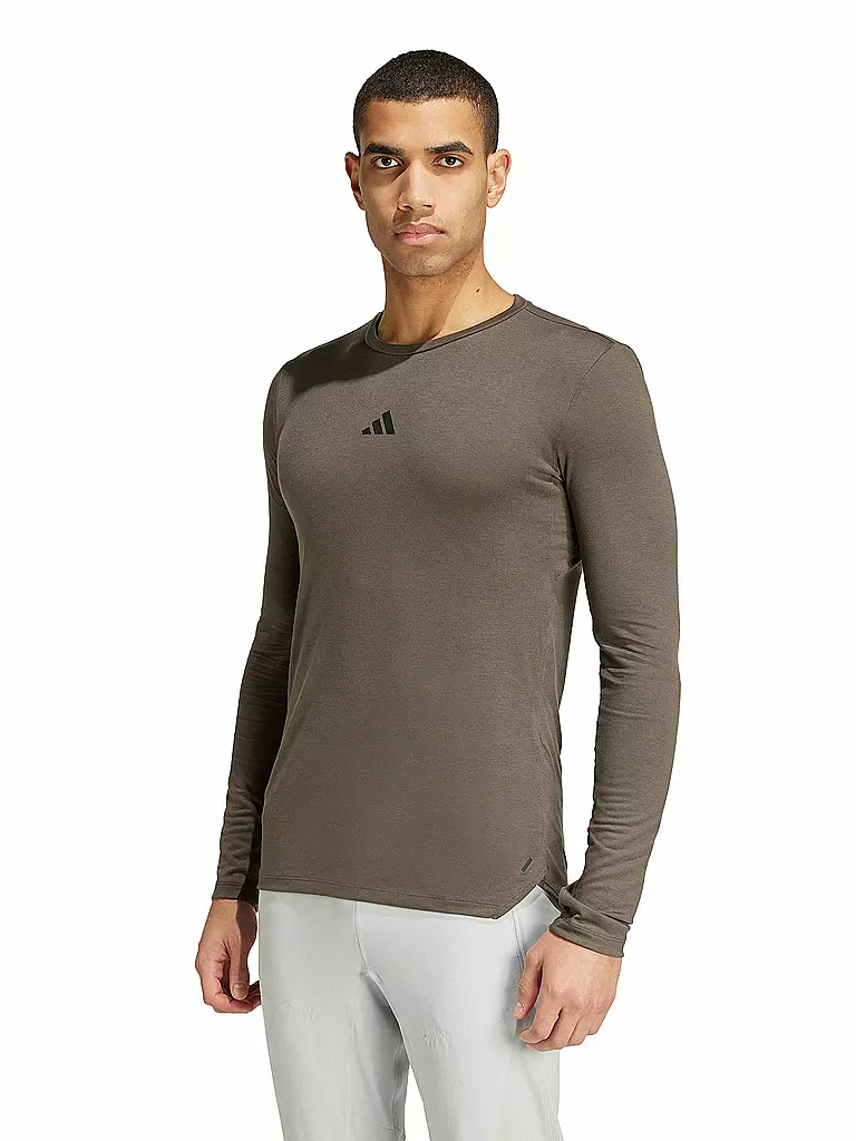 ADIDAS | Herren FItnessshirt Workout | braun