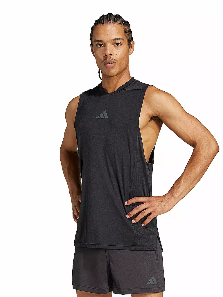 ADIDAS | Herren Fitnesstank D4T Intense | schwarz