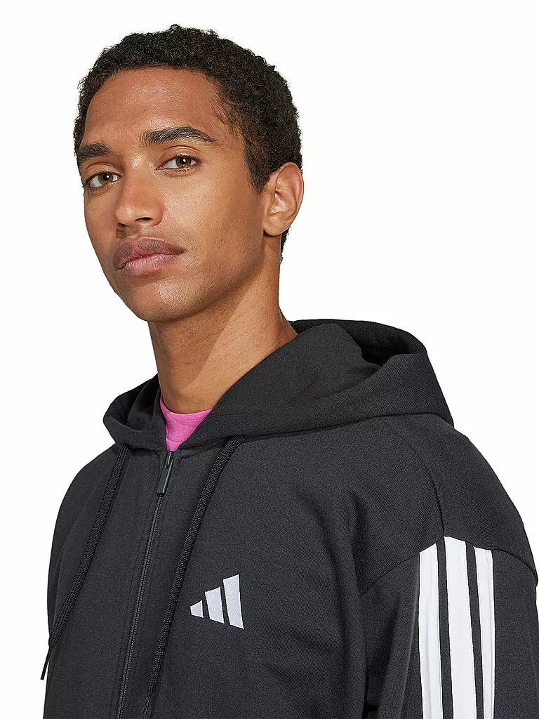 ADIDAS | Herren Kapuzenjacke 3S FT FZ | schwarz