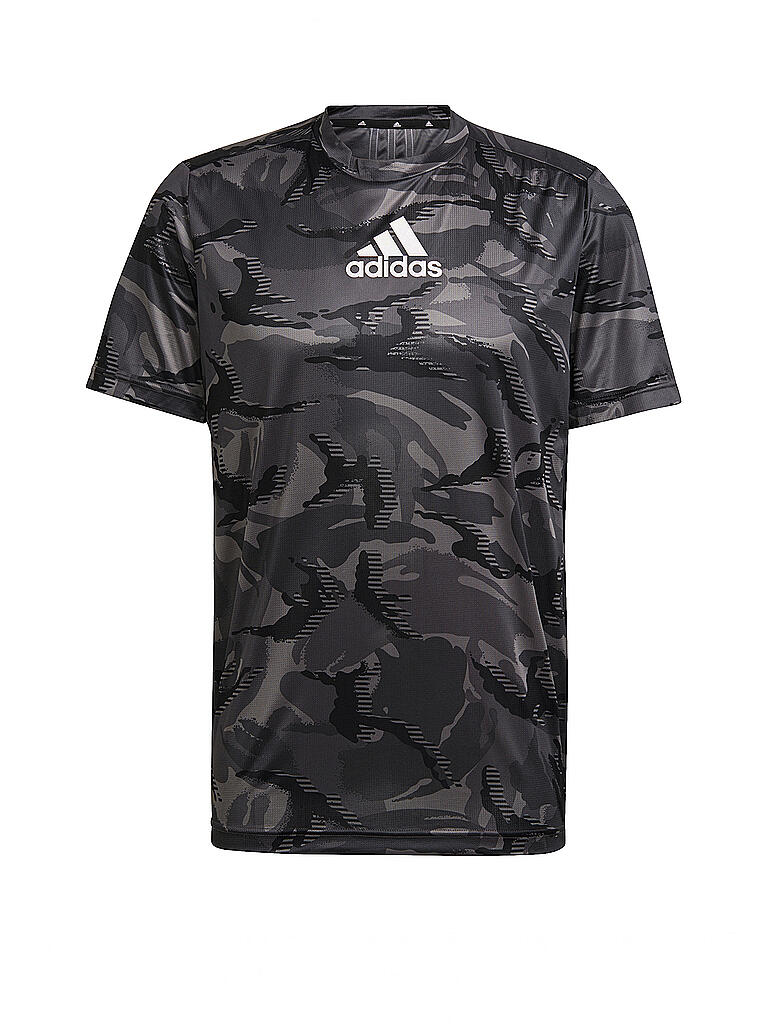 ADIDAS Herren T-Shirt Aeroready Camo grau | S