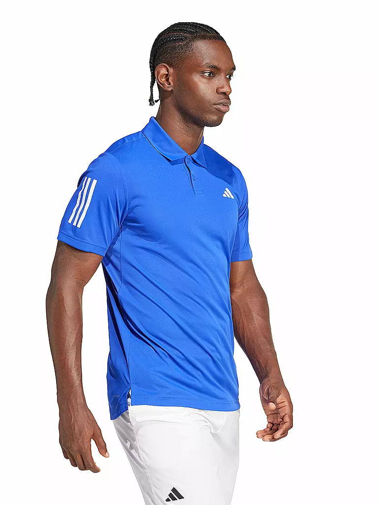 ADIDAS | Herren Tennispolo Club 3-Streifen | blau