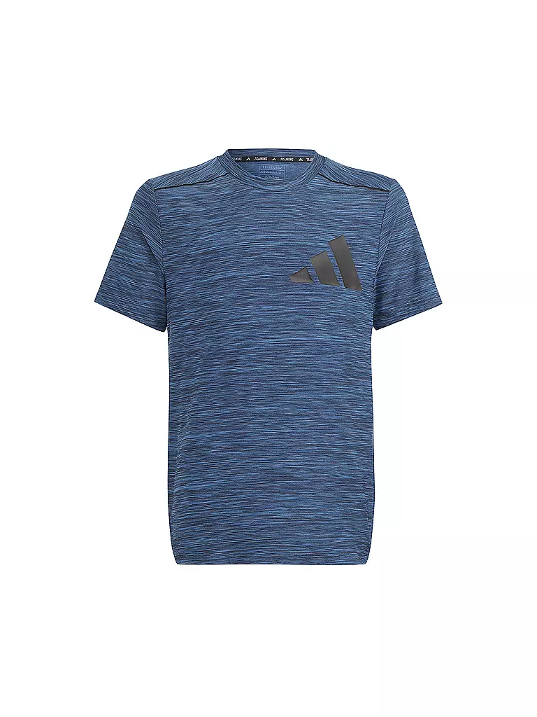 ADIDAS | Jungen Fitnessshirt AEROREADY Heather | blau