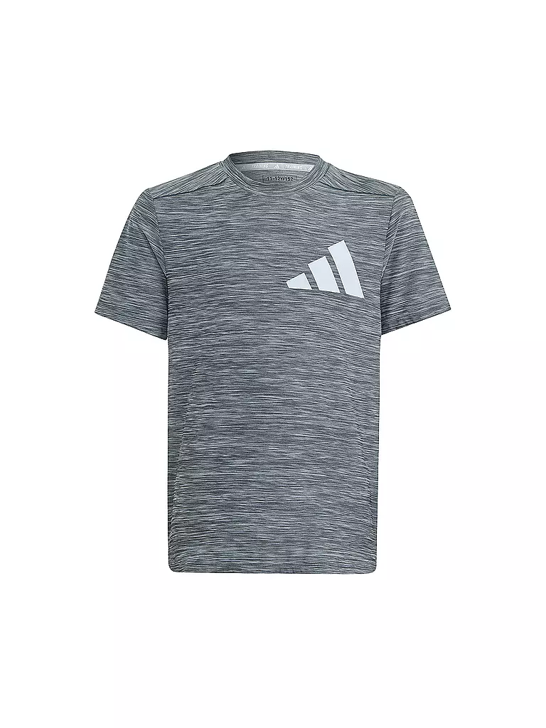 ADIDAS | Jungen Fitnessshirt AEROREADY Heather | petrol