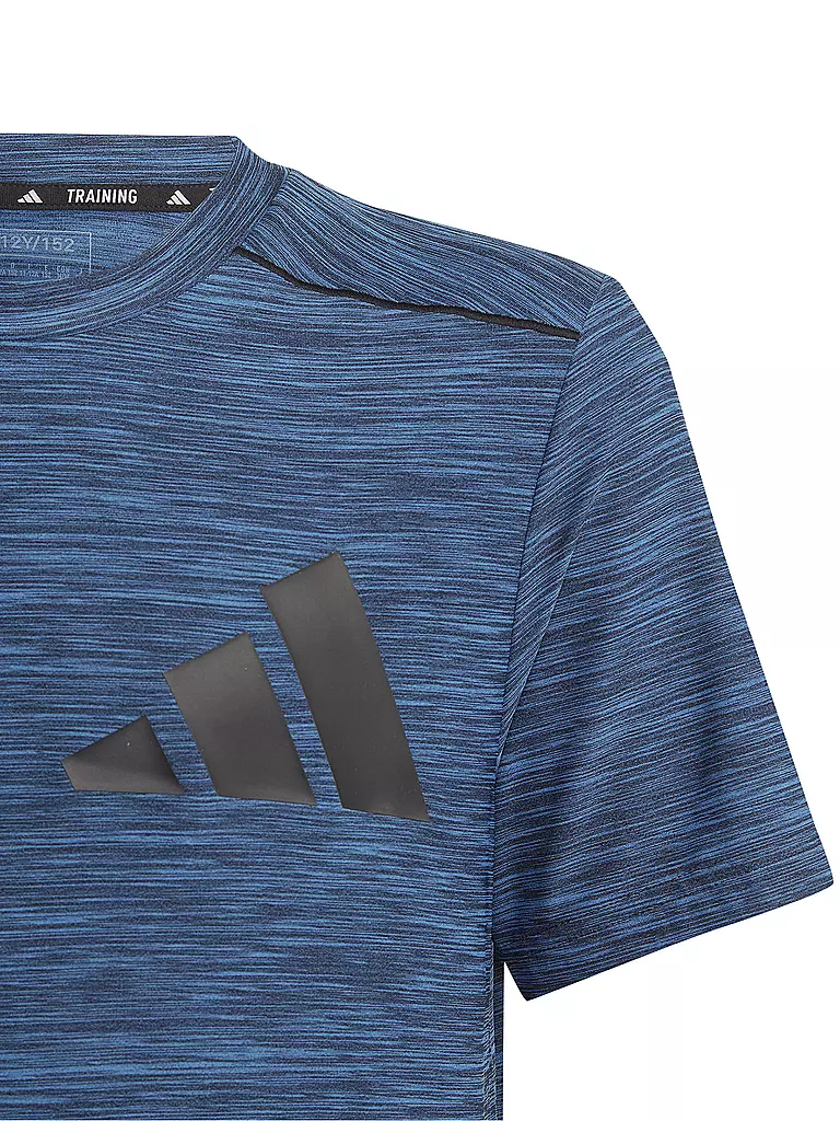 ADIDAS | Jungen Fitnessshirt AEROREADY Heather | blau