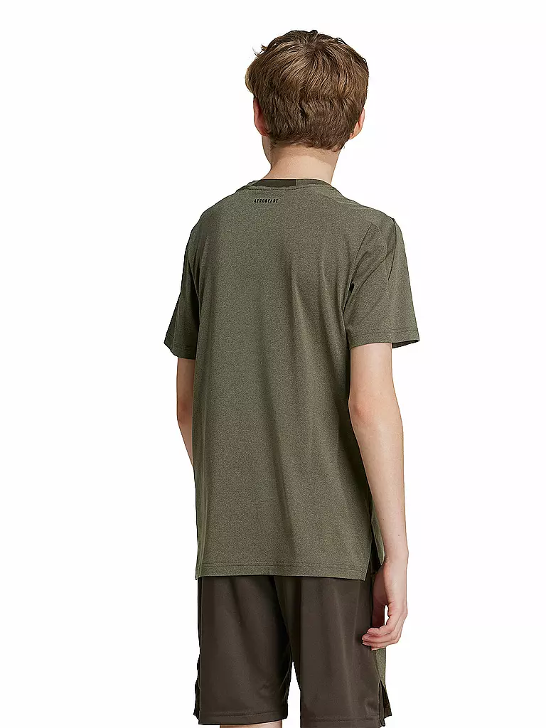 ADIDAS | Kinder Fitnessshirt | olive