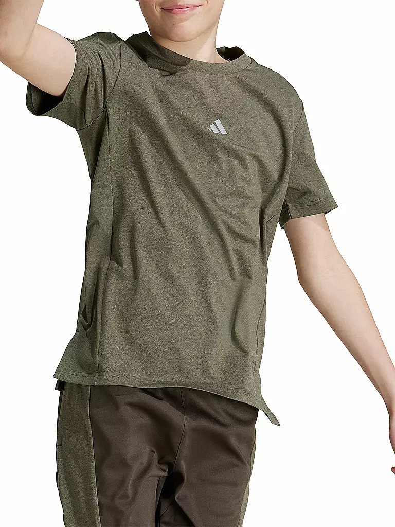 ADIDAS | Kinder Fitnessshirt | olive