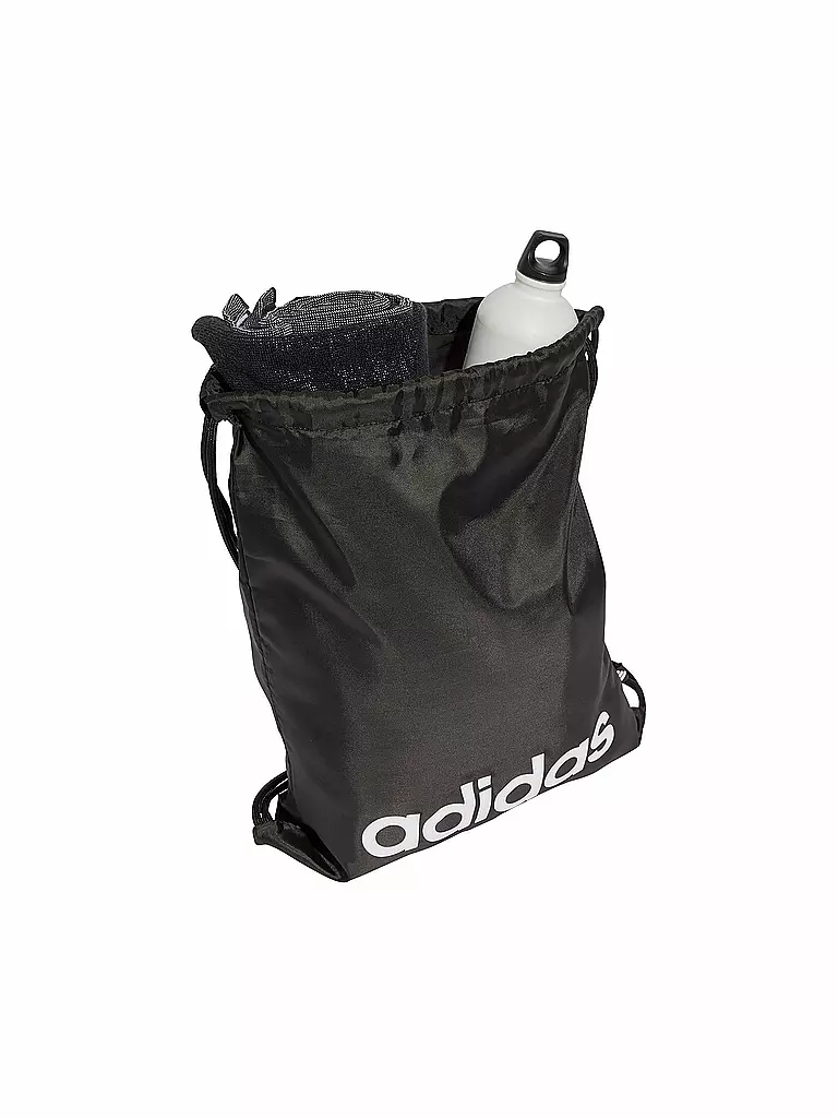 ADIDAS | Turnbeutel Linear 13L | schwarz