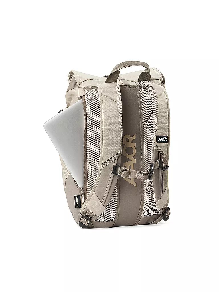 AEVOR | Rucksack Roll Pack 20-28L | beige