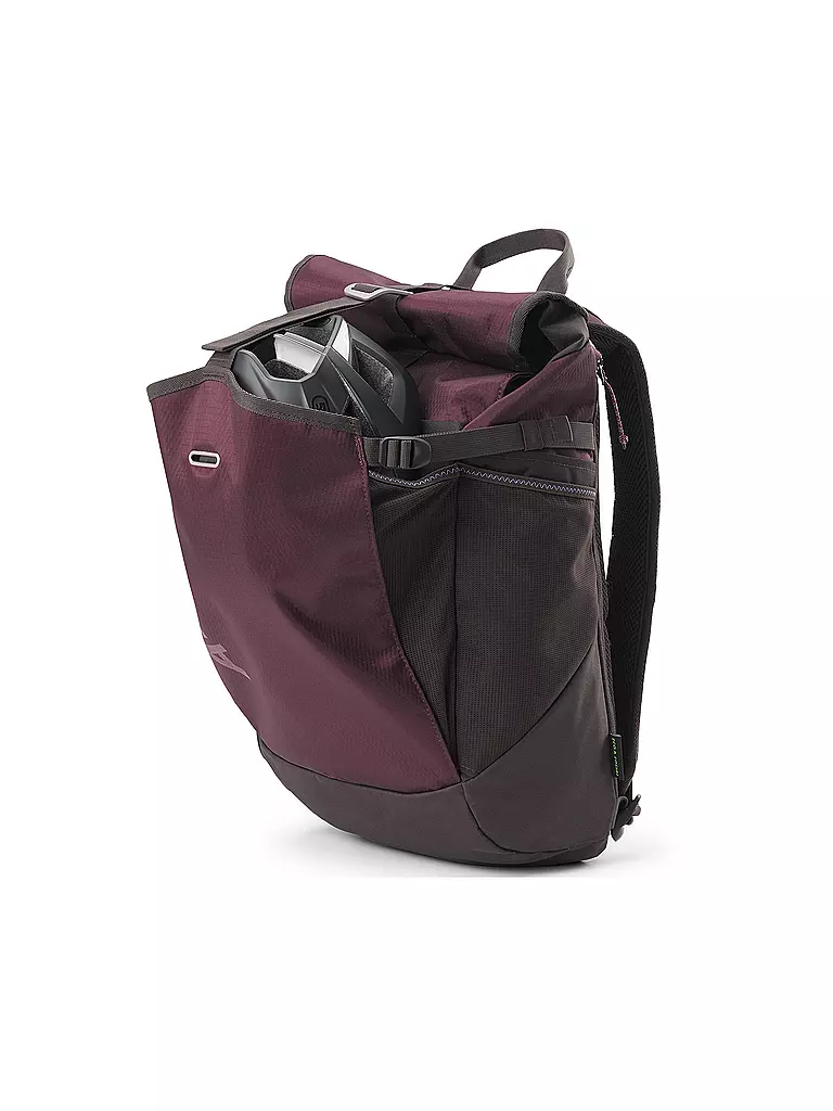 AEVOR | Rucksack Roll Pack 20-28L | dunkelrot