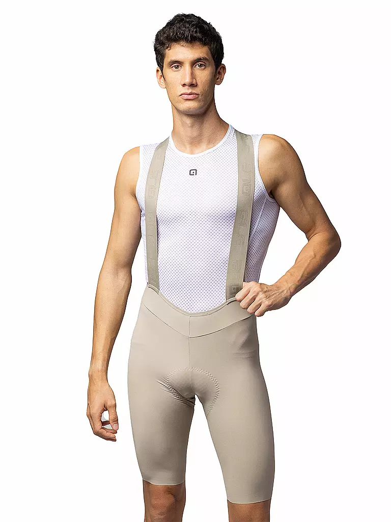 ALE | Herren Rad Trägerhose Master 2.0 | beige