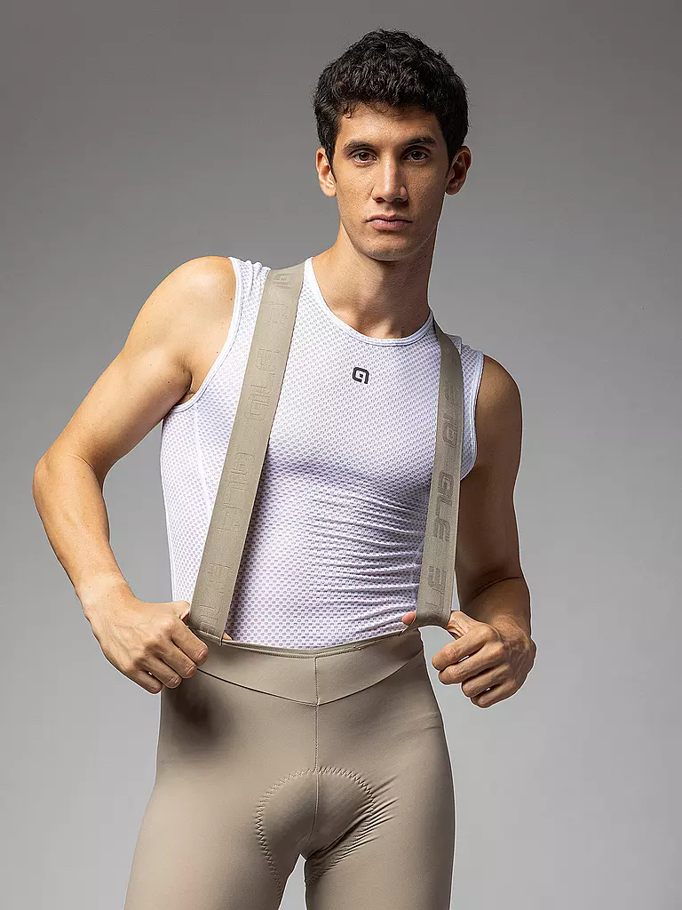 ALE | Herren Rad Trägerhose Master 2.0 | beige