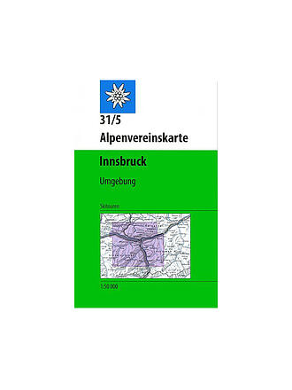 ALPENVEREIN | Wanderkarte 31/5 Innsbruck-Umgebung, Ski