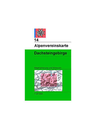 ALPENVEREIN | Wanderkarte Dachsteingebirge 1:25.000