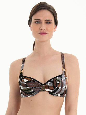 ANITA | Damen Bikinioberteil Black Tourmaline