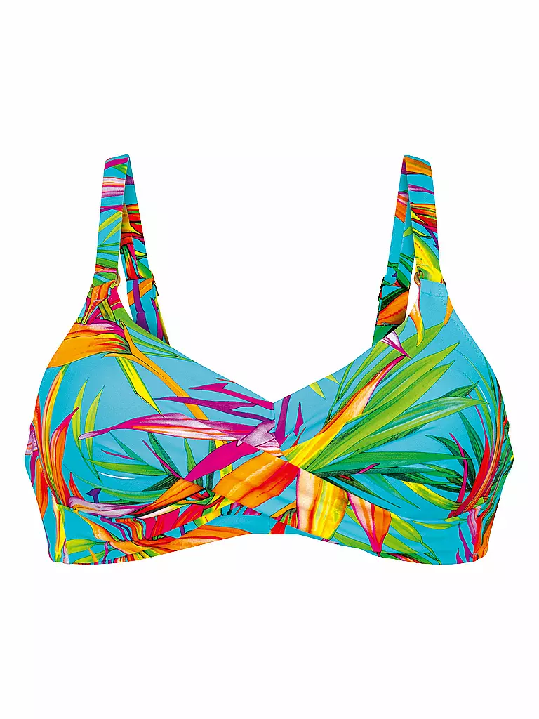 ANITA | Damen Bikinioberteil Candy Tropics | türkis