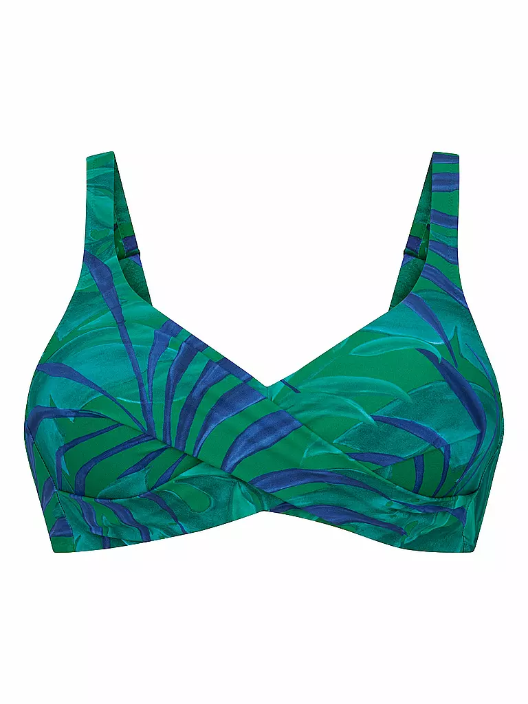 ANITA | Damen Bikinioberteil Leaf it | dunkelgrün