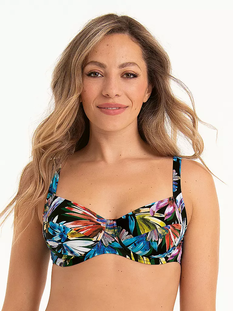 ANITA | Damen Bikinioberteil Night Flowers | bunt