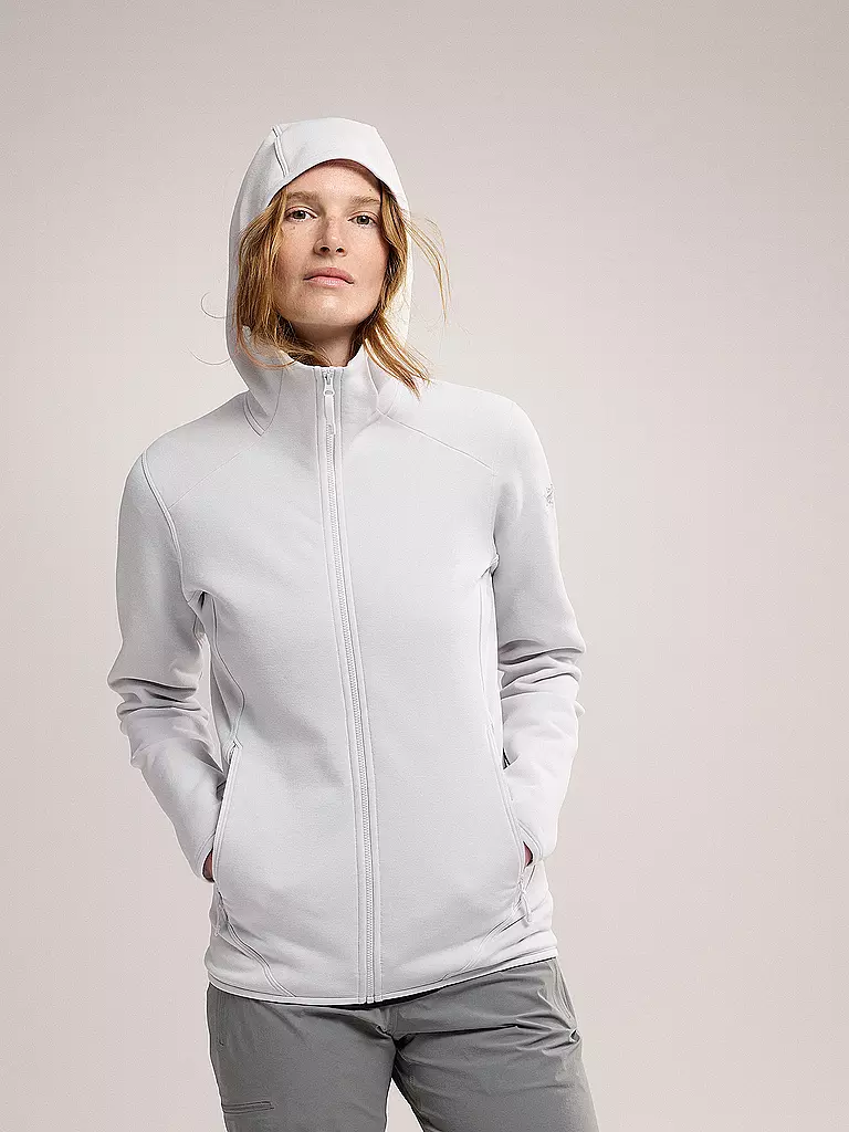 ARCTERYX | Damen Fleecejacke Kyanite Hoodie | weiss