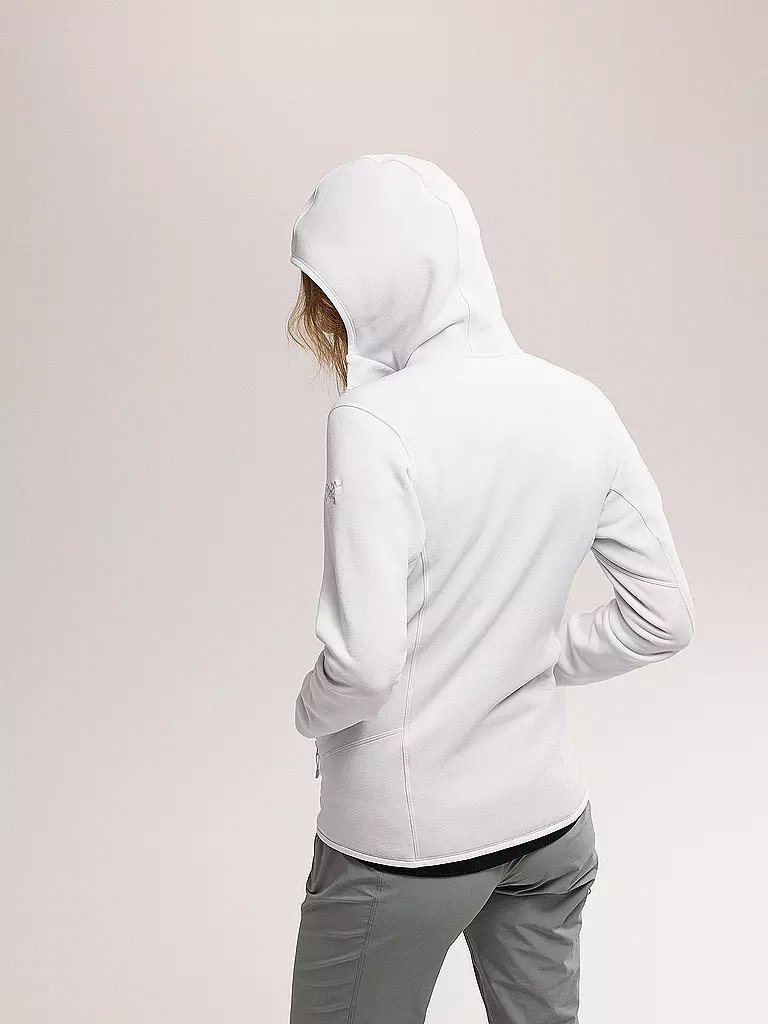 ARCTERYX | Damen Fleecejacke Kyanite Hoodie | weiss