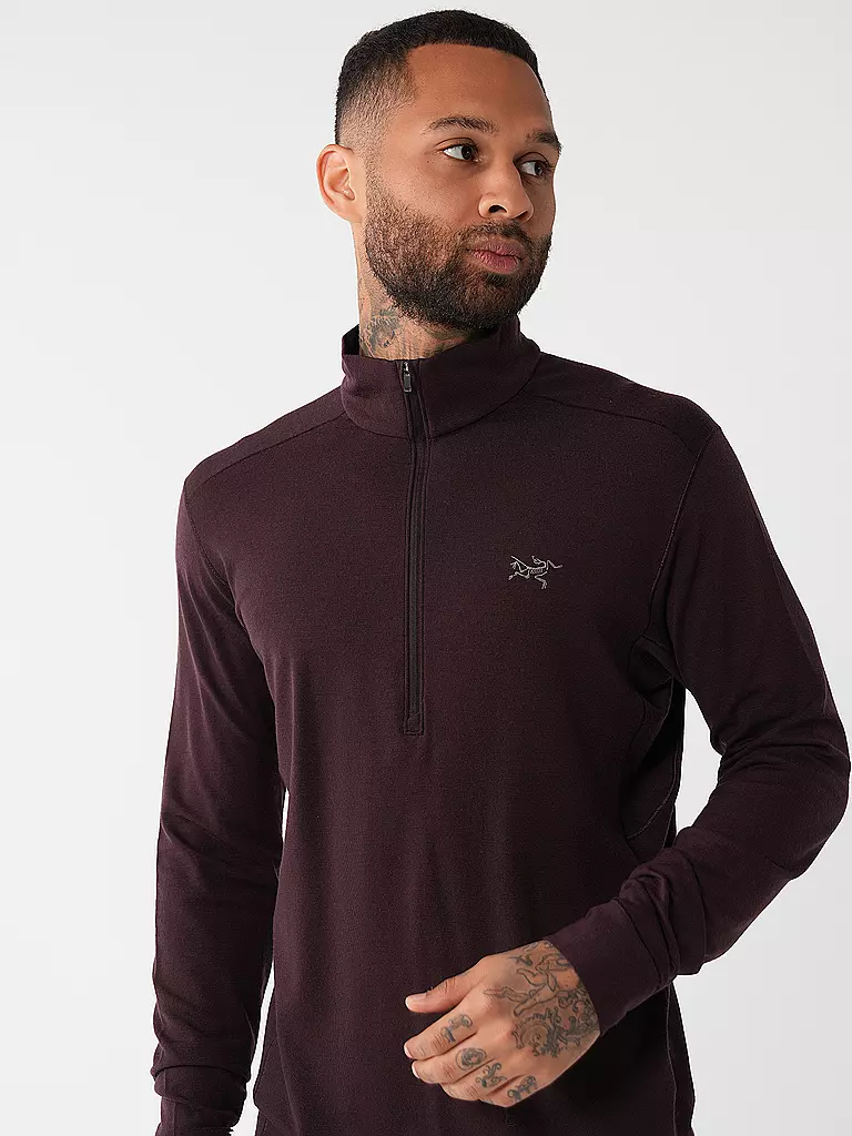 ARCTERYX | Herren Funktions Zipshirt Rho Merino | grau