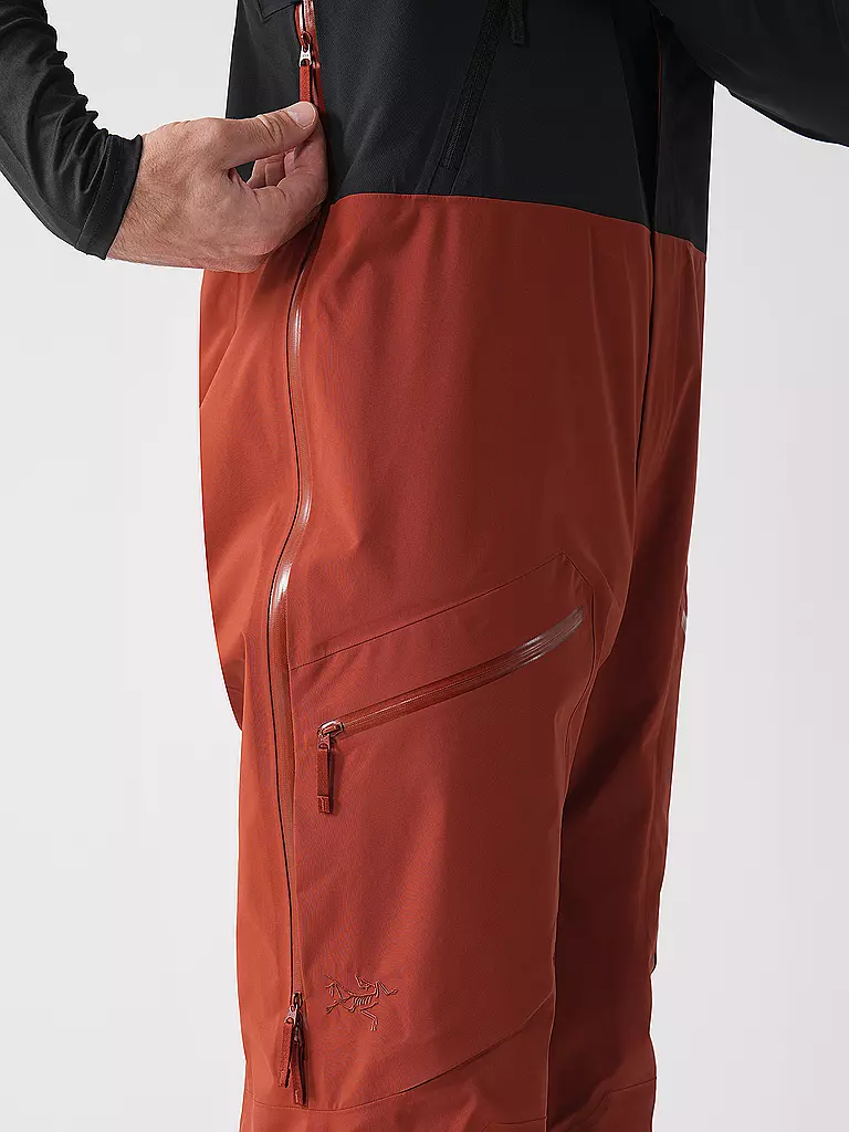 ARCTERYX | Herren Tourenhose Rush BIB 3L GTX | schwarz