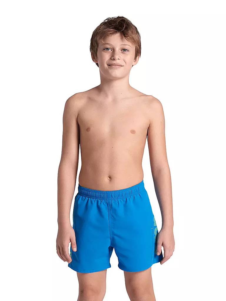 ARENA | Jungen Badeshort Fundamentals Logo | blau