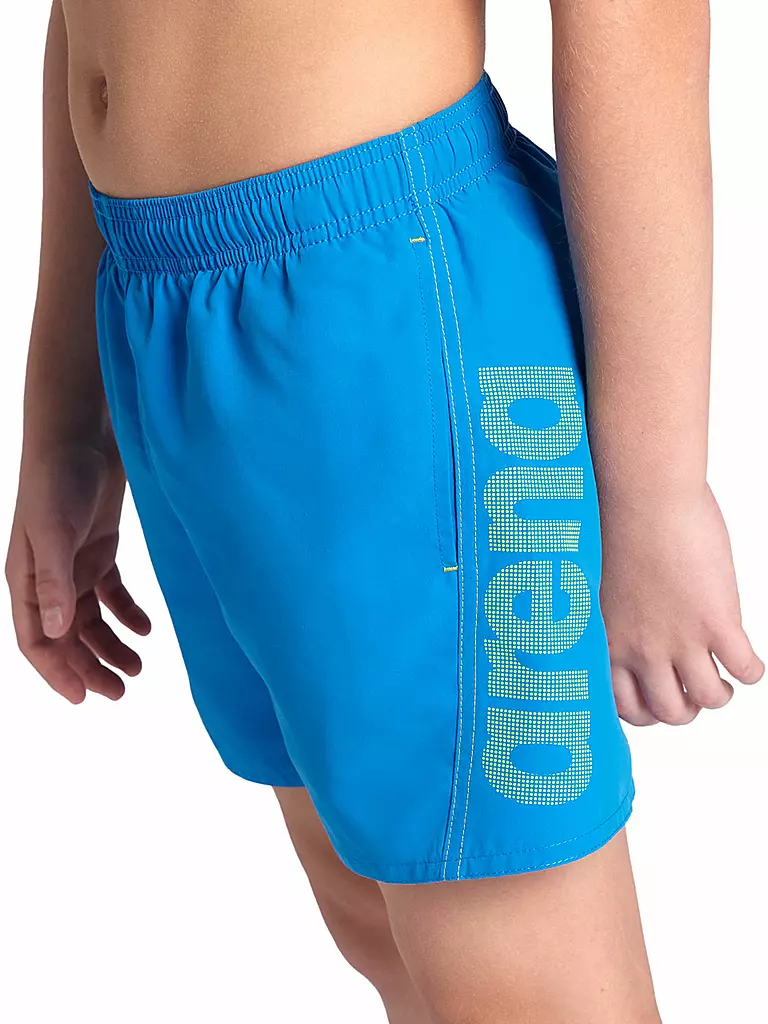 ARENA | Jungen Badeshort Fundamentals Logo | blau