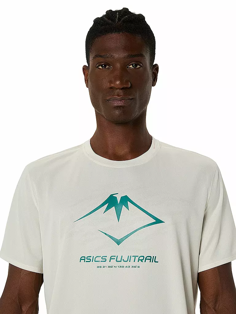 ASICS | Herren Laufshirt Fujitrail Logo SS Top | weiss