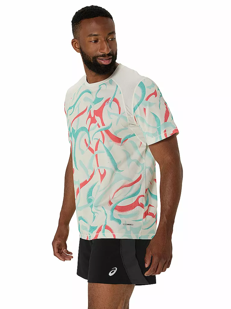 ASICS | Herren Laufshirt Road All Over Print SS Top | bunt