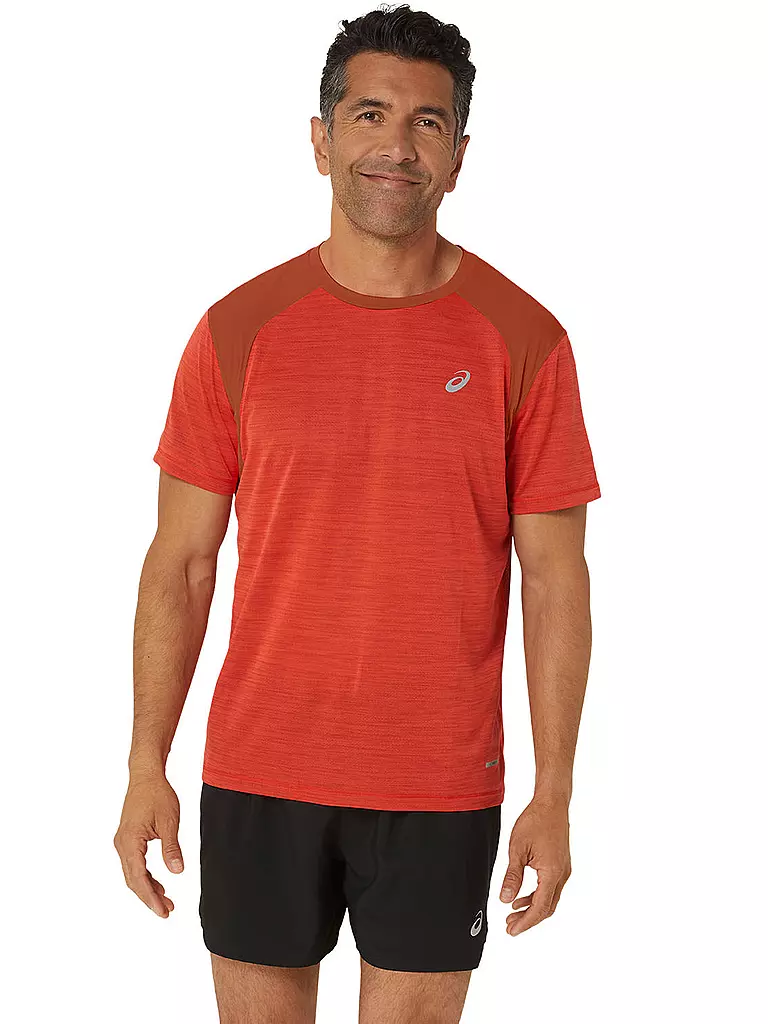 ASICS | Herren Laufshirt Road SS Top | rot