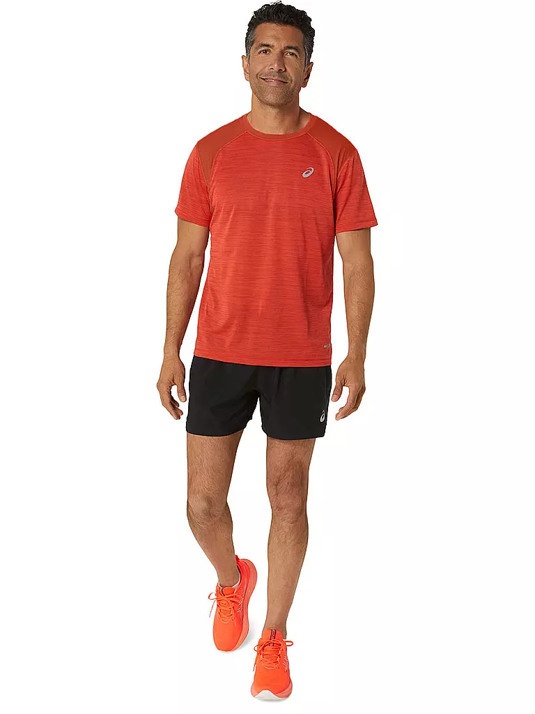 ASICS | Herren Laufshirt Road SS Top | rot