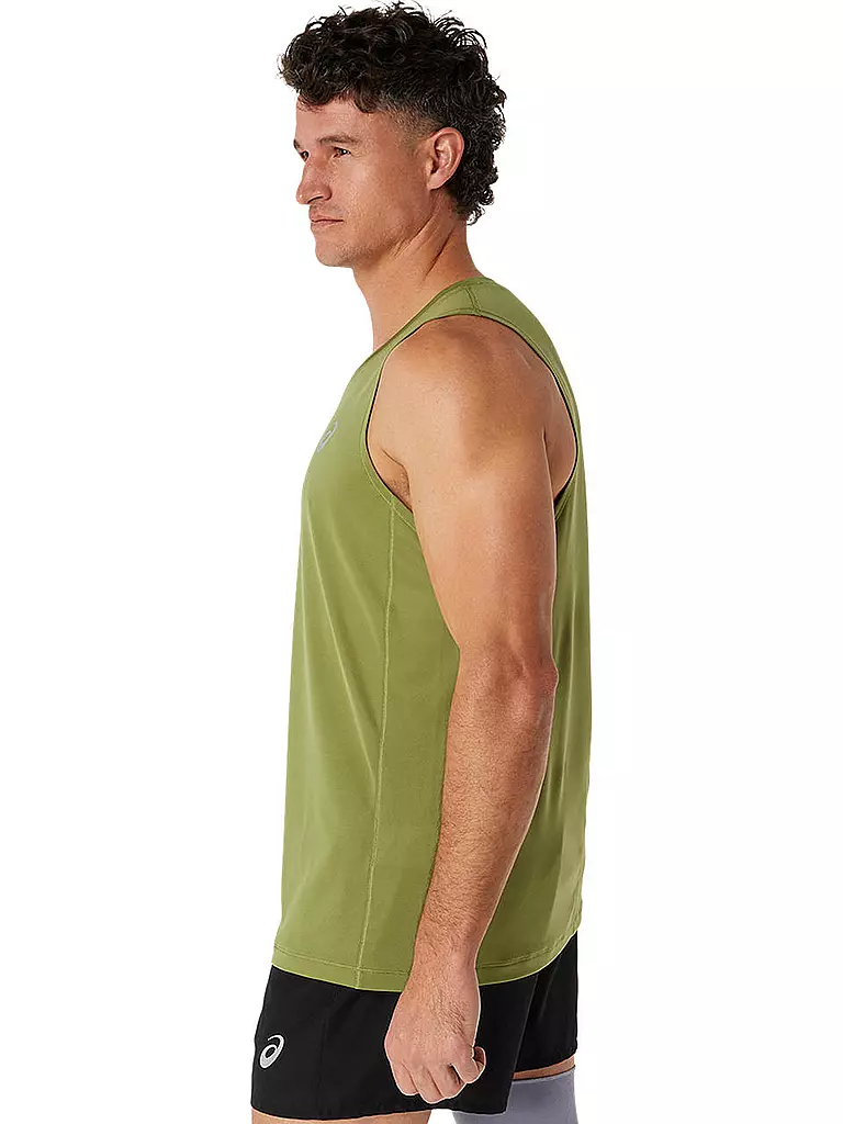 ASICS | Herren Lauftank Core Singlet | olive