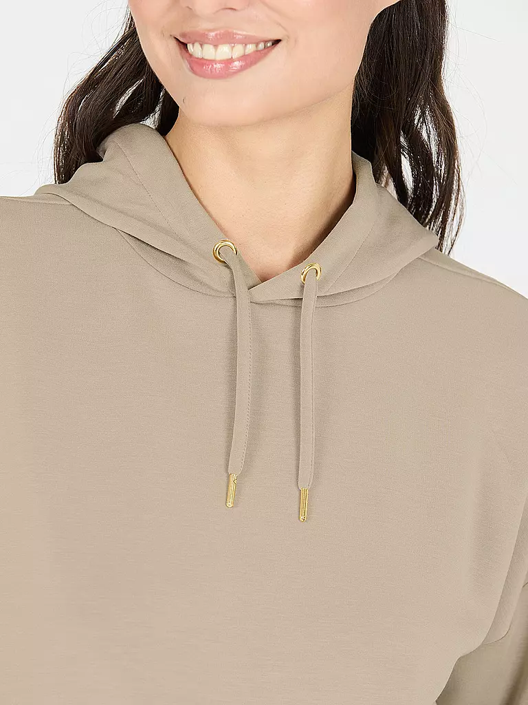 ATHLECIA | Damen Fitnesshoodie Namier | camel