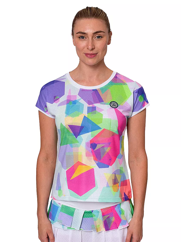 BIDI BADU | Damen Tennisshirt Kaleido | bunt