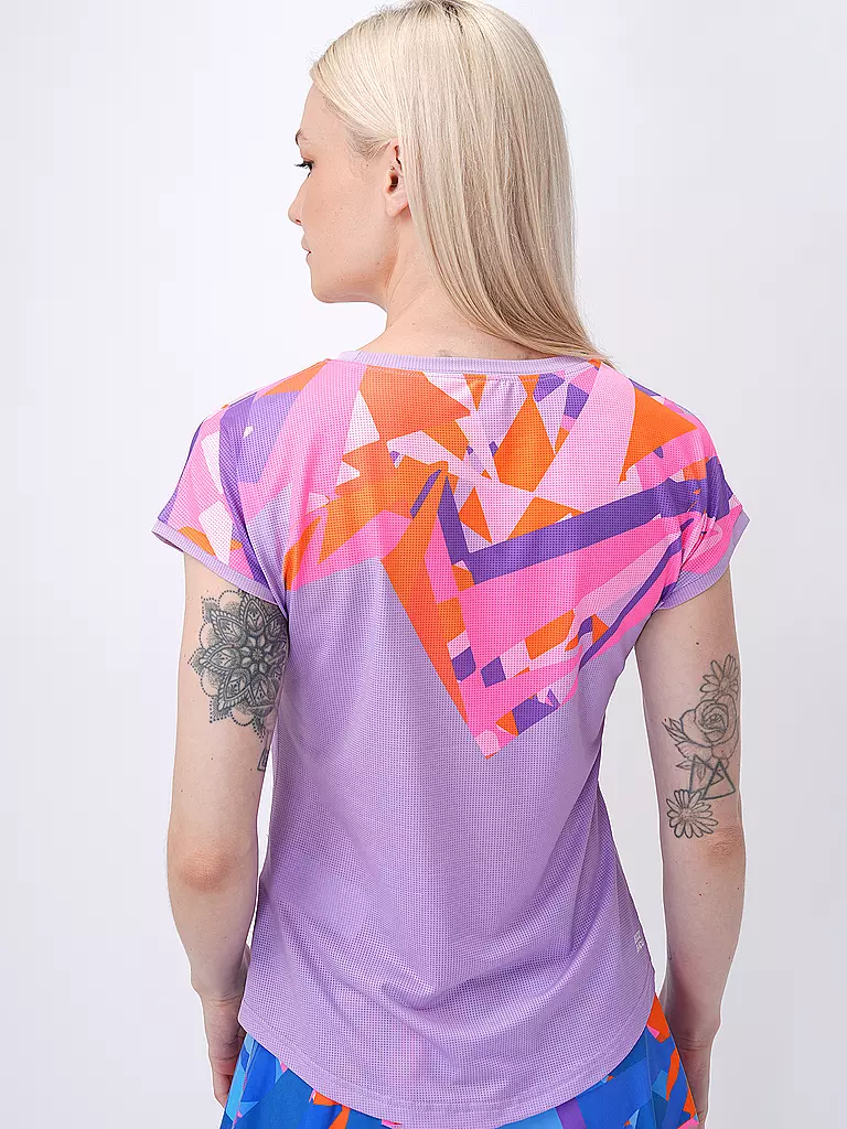 BIDI BADU | Damen Tennisshirt Spike | lila