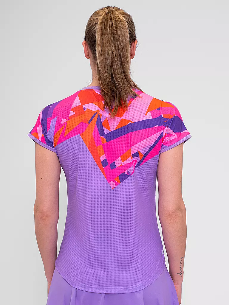 BIDI BADU | Damen Tennisshirt Spike | lila