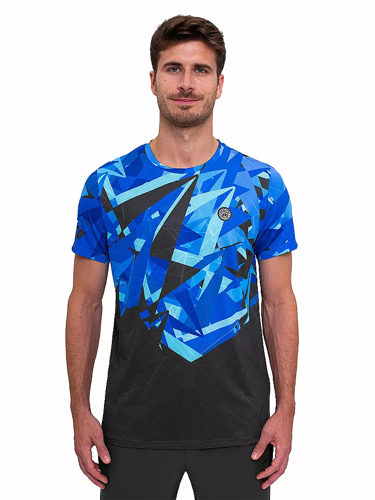 BIDI BADU | Herren Tennisshirt Spike | blau