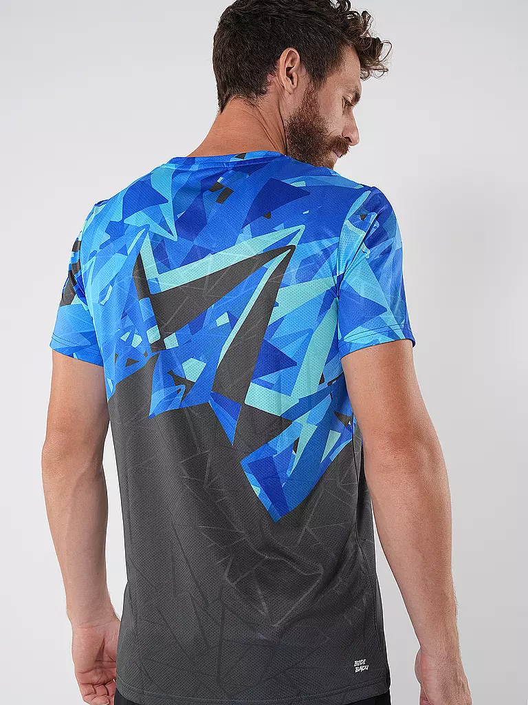 BIDI BADU | Herren Tennisshirt Spike | blau