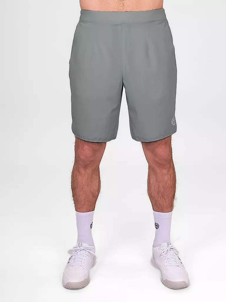 BIDI BADU | Herren Tennisshort Crew  | grau