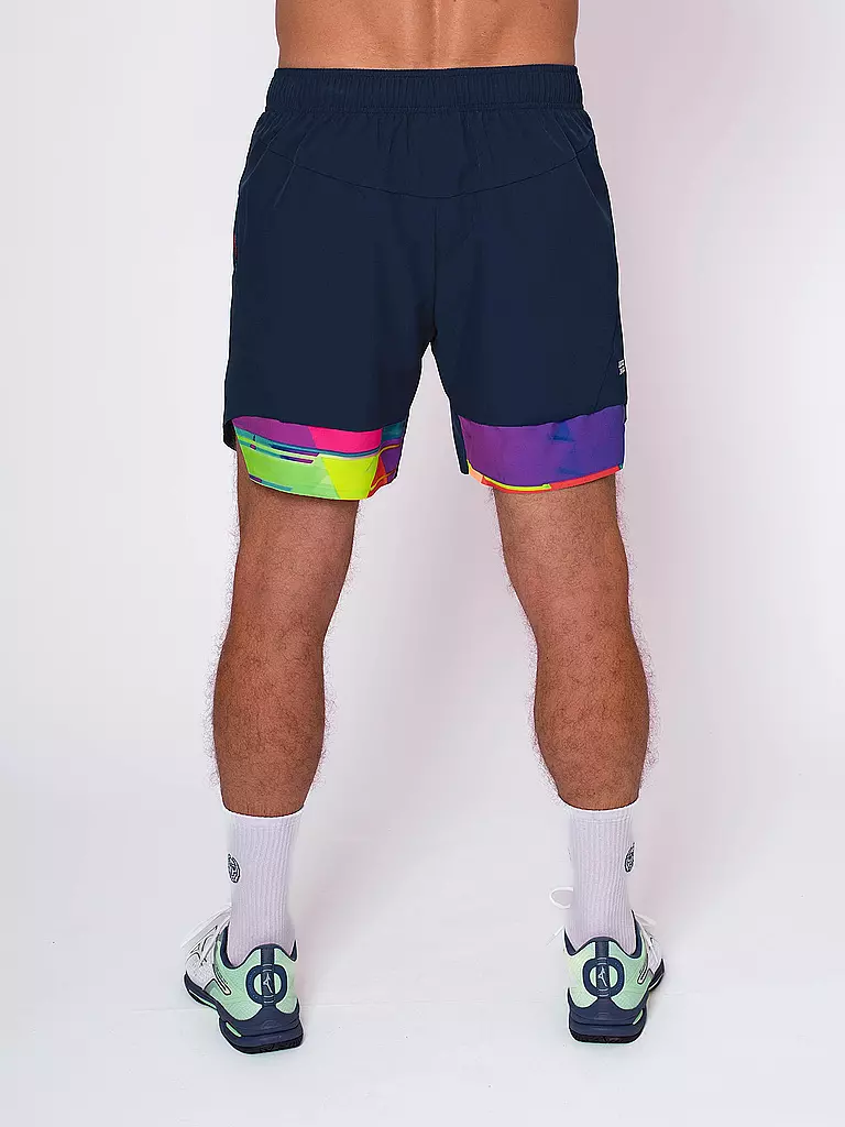 BIDI BADU | Herren Tennisshort Kaleido 7Inch | dunkelblau