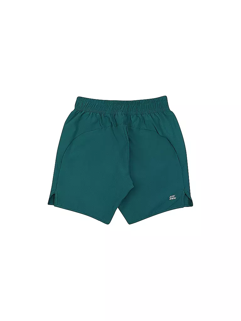 BIDI BADU | Jungen Tennisshort Spike | dunkelgrün