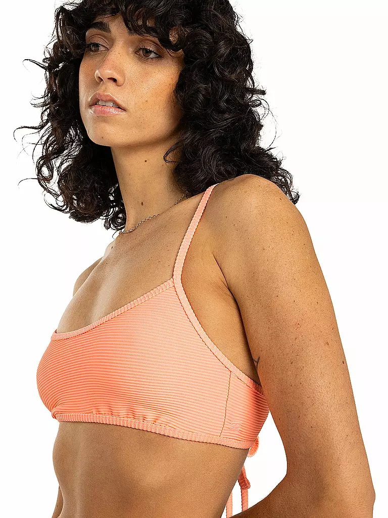 BILLABONG | Damen Bikinioberteil Tanlines Lace Up | orange