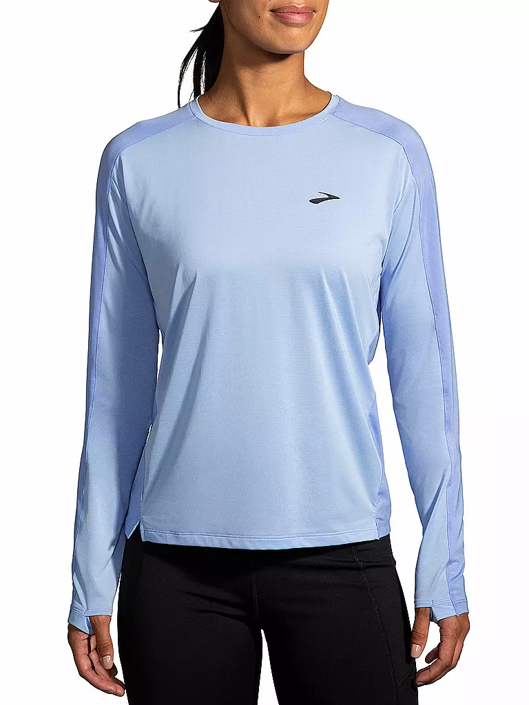 BROOKS | Damen Laufshirt Sprint Free 2.0 LS | hellblau