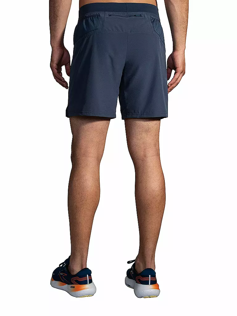 BROOKS | Herren 2in1 Laufshort Sherpa 7" | dunkelblau